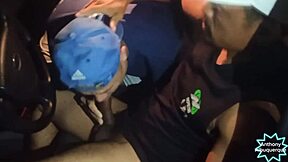 Mama's boy gets his big cock sucked and fucked hard