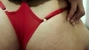 Damn, in this cold, only a hot dildo can warm my Latino solo session!