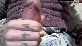 melvincoficial showing off huge cock in solo jerk session