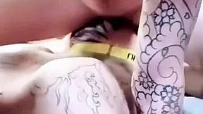 Asian twink gets his ass fucked by a big cock in an amateur gay scene