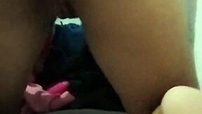 Damn, in this cold, only a hot dildo can warm my Latino solo session!