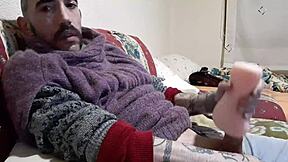 melvincoficial showing off huge cock in solo jerk session
