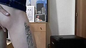 Straight gay man’s anal scene from the point of view of the recipient