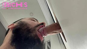Amateur twink gets a messy facial in this gay porn video
