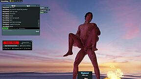Bisexual twink gets gang banged by two gay men in 3dxchat