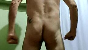 Hot gay sex dance with bareback action
