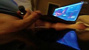 Grandfather’s self-pleasure with cum