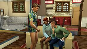 Sims 4 hardcore scene with big cock lovers