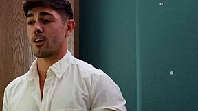 A masseur seduces his straight client and gives him a blow job and anal sex