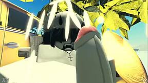 Gay Roblox player's solo pleasure experience