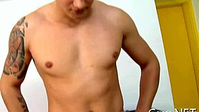 Gay man twinks in bareback sex scenes in movie