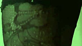 Travesti in black dress showing off style