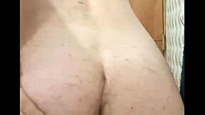 Gay amateur's raw and intense experience with bareback anal sex and masturbation