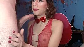 Crossdressing beauty in steamy Blue film - Realfemboy Update