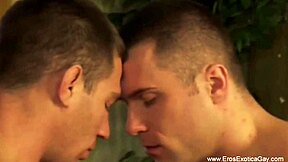 Fingering massage for his tight ass