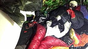 Gay amateur twink in hardcore scene with smoking jacket theme