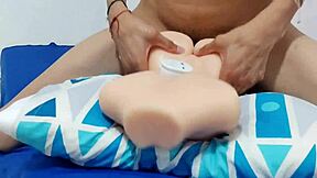 Straight boy with big dick likes kinky sex with twink and fuck doll