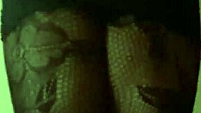 Travesti in black dress showing off style