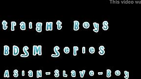 Gay teen slave boys give blow jobs while in bondage