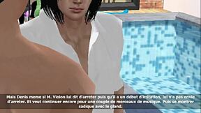 Le Violoneux Denis Julien: Açık Detaylarda Açılan Biseksüel Fantezi