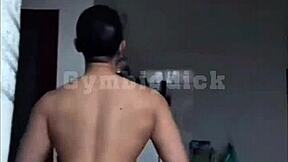 Muscle Asian boyfriend fucked and masked with passion
