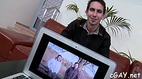 ribald homosexual banging with hunks in wild contest
