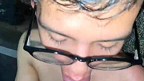 Yo, watch this masseur devour my huge veiny shaft