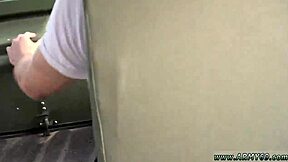 Military emo boy spread ass, screaming in pain pleasure