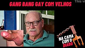In bed with the devil - old guys gang bang gay audio