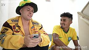 Brasilians lost bet and had to pay in a steamy way