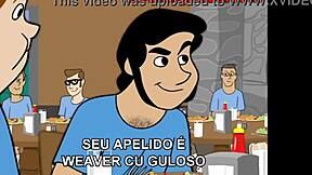 Group sex with animated boys in a gay cartoon style