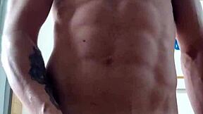 Skinny Dick Blasts Thick Cumshot Hard