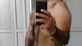 Wild solo action in pool bathroom! Wanna see?