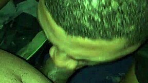 damn, sucking shemale cock like a queen here