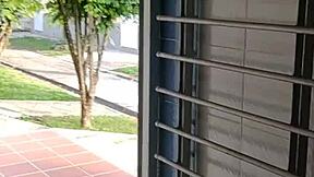 Wild solo action in pool bathroom! Wanna see?