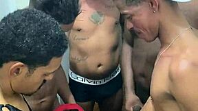 Interracial Bareback Orgy Explodes in Wild Group Action