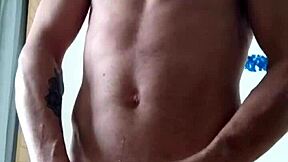 Skinny Dick Blasts Thick Cumshot Hard