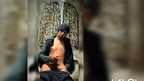Young Gay Amateur Strokes Himself Wild on Camera