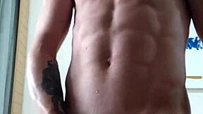 Skinny Dick Blasts Thick Cumshot Hard