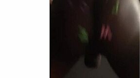 Bad Black Shemale Ass Play! Can You Handle This Solo Show?