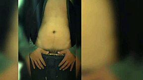 Young Gay Amateur Strokes Himself Wild on Camera