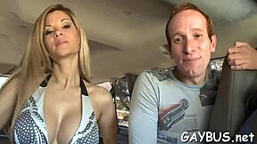 Blowjob Session with Horny Homo Fellow Turns Sloppy Fast