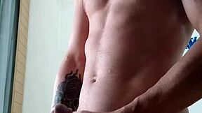 Skinny Dick Blasts Thick Cumshot Hard