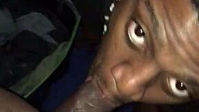 damn, sucking shemale cock like a queen here