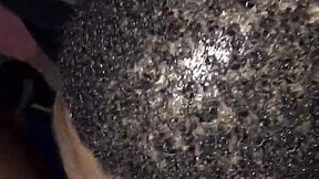 damn, sucking shemale cock like a queen here