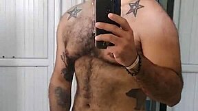 Wild solo action in pool bathroom! Wanna see?