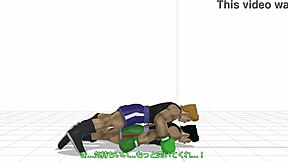 little mac gets wild in gay game action