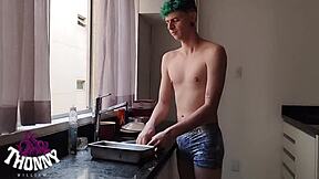 Novinho Bem Dotado Shows Off Massive Cock in Solo Action