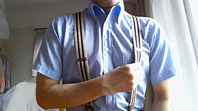 Who’s Ready for Asian Suit Man Cock Play 3?!