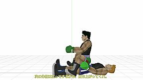 little mac gets wild in gay game action